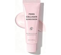 PDRN Collagen Sunscreen SPF 50, SPF 50 Face Moisturiser, Factor 50 Face Cream, Sensitive Sun Screen SPF 50, Lightweight Non-greasy Hydrating Face Sunscreen for Women and All Skin Types (1PC)