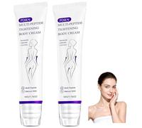 PDRN Multi-Peptide Massaging Body Roller Cream, Brightening Smooth Body Cream, Anti Aging Lifting Body Serum, Skin Plumping Moisturizing Essence, Water Light Refreshing Non Sticky Essence (2 pcs)
