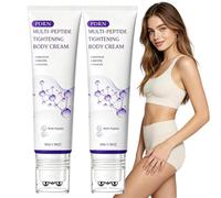 PDRN Multi-Peptide Massaging Body Roller Cream - Skin Tightening & Firming Cream,Collagen Peptide Moisturizer with Massage Roller Applicator,Anti-Wrinkle Firming Creme for Crepey Skin (2pcs)