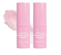 PDRN Pink Collagen Volume Multi Balm, Hydrating Collagen Balm for Natural Dewy Glow, Smooth Fine Lines & Wrinkles, Deeply Hydrates and Nourishes the Skin, Suitable for Face & Body，2