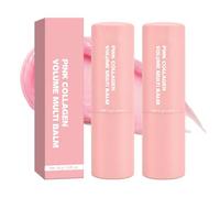 PDRN Pink Collagen Volume Multi Balm Stick, 2026 New Collagen Stick for Face, All-in-One Hydrating Lip Balm for Face, Eye, Lip, Neck, Hydrating Collagen Balm Korean Skincare for Anti-Wrinkle (2PC)
