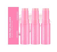 PDRN Pink Collagen Volume Multi Balm Stick, Pink Collagen Multi Balm for Face, Under Eyes & Neck, Pink Collagen Moisturizer Stick for All Skin Types, Smooth Skin & Reduces Fine Lines, 10g (3pc)