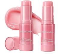 PDRN Pink Collagen Volume Multi Balm Stick, Wrinkle Bounce Multi Balm Stick, Volumizing Hydrating Firming for Face, Eyes, Lips, Neck, Makeup Base, Reduce Fine Lines and Wrinkles (2PC)