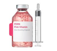PDRN Pink Glow Ampoule Serum | With Copper Peptides, Vitamin B12, Collagen & Hyaluronic Acid, for skin elasticity, bright & radiant skin