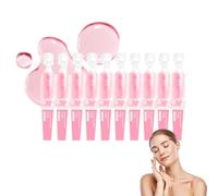 PDRN Pink One Day Serum - Dark Spot Correcting Glow Serum with Hyaluronic Acid & Collagen for Face, Revitalift Wrinkle Filler & Brightening Serum for Women Mature Skin, 99% Pure Salmon PDRN-10pcs