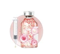 PDRN Pink Vitamin Glow Boosting Ampoule, Collagen Face Serum with Copper Peptides & Vitamin B12, Anti-Ageing Korean Skincare Serum for Firming, Hydrating & Radiant Glass Skin, 40ml