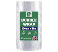 PDS 3 Roll 300mm x 20m Large Bubble Wrap Roll - Small Air Bubbles Packaging for House Moving & Packing Storage Boxes