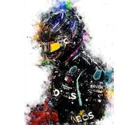PDSYUCHEN 1000 Pieces ，Colorful Puzzle ，Pictures ，Gifts ，F1 Racings Racer Art Poster ，Family Fun Difficult Challenge Toys ，Memory Cognition Game - Tz289Kj