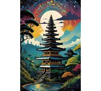 PDSYUCHEN 1000 Pieces Jigsaw Puzzles ,Retro Travel Scenery Poster ,Memory Cognition Game ,Adult Stress Relief Game Art Picture - Jw07Th