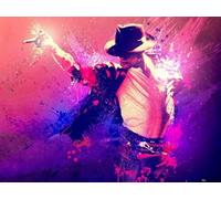 PDSYUCHEN 1000 Pieces - Pictures - Gifts - Colorful Jigsaw - singerss Jacksons Abstract Poster - Adult Personalised Challenge Toys - Tz438Kj