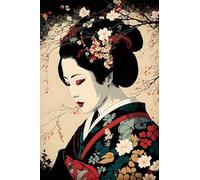 PDSYUCHEN 1000 Pieces - Pictures - Gifts - Irregular Puzzle - Japanese Geishas Retro Art Painting - Home Decoration - Adults Memory Cognition Game - Tz356Kj