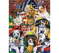 PDSYUCHEN Difficult Jigsaw - 1000 Pieces - Colorful - Dogs Playing In The Garden Oil Painting - Children'S Personalised Adult Games Toy Gifts - Jw29Th