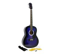 PDT Martin Smith Full-Size Acoustic Guitar Pack with Strings Plectrums Strap & L