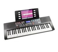 PDT RockJam 54-Key Keyboard Piano with LCD Display Music Stand Note Stickers & L
