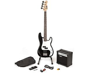 PDT RockJam Bass Guitar super Kit - Blk