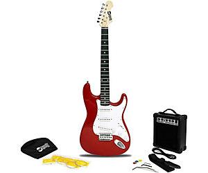 PDT RockJam Elec Guitar Super Kit Red