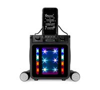 PDT RockJam SingCube 10-Watt Rechargeable Bluetooth Karaoke Machine (RJSC02-BK)