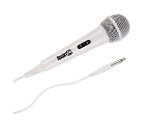 PDT RockJam Wired MicrophoneMC303- White
