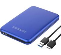 PDTHADP Ultra Slim Portable External Hard Drive, USB3.0 External Hard Disk 500GB 1TB 2TB Storage Device Drive 7200rpm Drive Mobile Hard Disk HDD 2.5" External Hard Drive (Color : A, Size : 2TB)