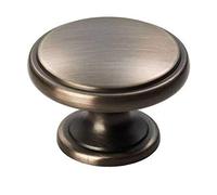 PDTXCLS Fingertip Design Oxford Cabinet Cupboard Door Pull KNOB 38mm Diameter (Gun Metal)