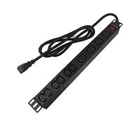 PDU-04I1906I-0200-C20-BK-C20-BK Power Strip: Fusing Sockets: 10 230VAC