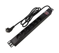 RACK POWER STRIP PDU 19 1U 16A 6X 230V PL PDU-06E-0200-BK