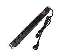 Lanberg Power Distribution Unit, Black, One Size