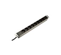 PDU 19 rack power strip, 8x earthing socket, 2.0m DN-95401