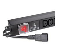 PDU C13 Sockets 12 Way with C14 IEC Plug Power Distribution Unit SURGED 5m