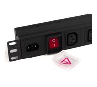 PDU C14/C20 Inlet to IEC C13/C19/UK Sockets Power Distribution Units Horizontal