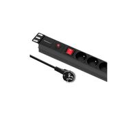 PDU Power Strip Anti-Load for RACK 19 1U 16A 53995