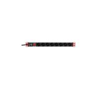 PDU Rack 1U 250V/16A 8x I-CASE STRIP-61UDIT Power Strip