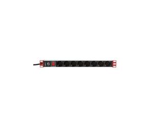 PDU Rack 1U 250V/16A 8x I-CASE STRIP-61UDIT Power Strip