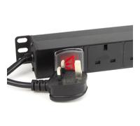 PDU UK Sockets with to Plug Power Distribution Units Vertical 8/10/12 Way/SURGED