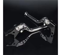 PDURMBUAB Clutch Brake Lever Motorcycle Scooter Left Right Disc Brake Levers CNC for Vespa for GT125 GT200 GTS250 GTS300(Grey,177mm)