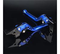 PDURMBUAB Clutch Brake Lever Motorcycle Scooter Left Right Disc Brake Levers CNC for Vespa for GT125 GT200 GTS250 GTS300(Blue,177mm)