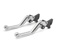 PDURMBUAB Clutch Brake Lever Motorcycle Scooter Left Right Disc Brake Levers CNC for Vespa for GT125 GT200 GTS250 GTS300(Silver,147mm)