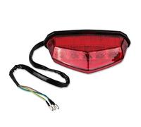 PDURMBUAB Motorcycle Tail Light Brake Warning Rear Universal 12V Small Stop Lights Rear Running Stop(Red)