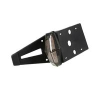 PDURMBUAB Universal 12V Motorcycle Tail Light Rear Stop Brake Lights License Plate Bracket Holder For Dirt Bike Motorbike Rear Running Stop(Smoky)