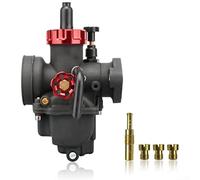 PE 19 mm Carburettor Kit for 100cc 110cc 125cc Motorcycle Engines Featuring Three Main Jets and One Slow Jet, Flange Two Hole Spacing 48 mm, Replacement Part