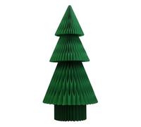 PE 70" Bright Green Paper Christmas Tree - Giant Honeycomb & Cardboard Style 3D Foldable Holiday Decoration, Classic Green Centerpiece, Eco-Friendly Reusable Holiday Décor