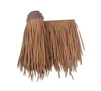 PE Artificial Palm Roll 0.5mx1m Artificial Fur Grass Roof,PE Fake Thatch Plastic Straw Roof for Tiki Bar Garden Patio Gazebos Wall Decoration,So Have 15 Year Life(Yellow c,0.5x8m/1.64X26.2ft)