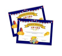 PE Award Physical Education Certificate 30pk 6x9” Sports End of Year Achievement Excellence in Sports School Teacher for Students