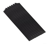 Pe Coping Strips Kit for Above Ground Pool Liner - 33 or 38 or 45-piece Replacement Clips 24 in X 0.94 in Black Overlap Locking Bar Compatible Having 18-28 Round Oval Pools(C (in 45PCS))