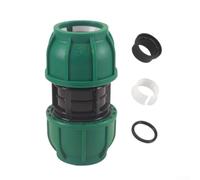 PE Direct Connect Fitting for Irrigation Hoses with Leak-Resistant Mechanical Design for Farm and Lawn Use (50 PE connector)