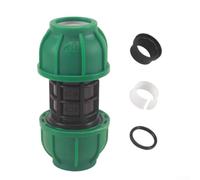 PE Direct Connect Fitting for Irrigation Hoses with Leak-Resistant Mechanical Design for Farm and Lawn Use (20 PE connector)