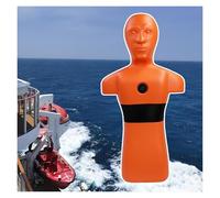 PE Drowning Drill Dummy, 3ft Tall Swimming Training Drowning Dummys for Professional & Amateur Train, Fire Training Drill Dummy for Lakes/Docks/Boats/Beaches(Orange)