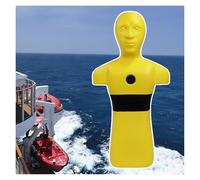 PE Drowning Drill Dummy, 3ft Tall Swimming Training Drowning Dummys for Professional & Amateur Train, Fire Training Drill Dummy for Lakes/Docks/Boats/Beaches(Yellow)