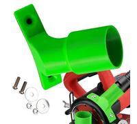 PE Dust Adapter, Saw Vacuum Coupler, 32mm Collector with Double-Port Design, Woodworking Tool with Tool-Free Connection, Industrial Accessory Durable Build, Dust Extractor Adapter for Jigsaw Router