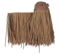 PE Fake Straw Artificial Palm Thatch Simulation Thatch Roll Synthetic Palm Leaves Thatch Roofing Thatch Roofing For Tiki Bar Garden Decoration(Yellow b,0.5x8m/1.64X26.2ft)